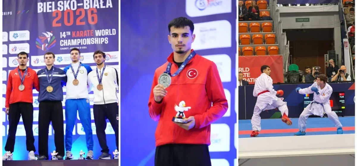 Eyyübiye’den dünya ikinciliğine! Savaş Öğüş gümüş madalya kazandı